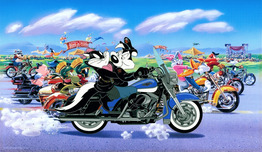 Tazmanian Devil Artwork Tazmanian Devil Artwork The Ride: Harley Davidson